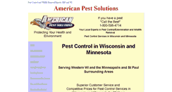 Desktop Screenshot of americanpestsolutions-mnwi.com