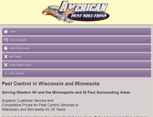 Tablet Screenshot of americanpestsolutions-mnwi.com